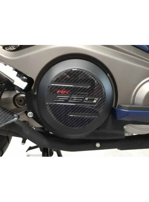 2 Adesivi Protezione Carter Resinati Compatibile Scooter Kymco Ak 550 2017-2022 2