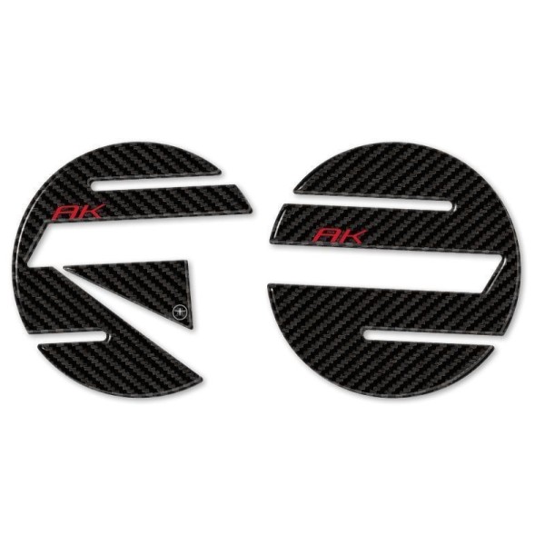 2 Adesivi Protezione Carter Resinati Compatibile Scooter Kymco Ak 550 2017-2022