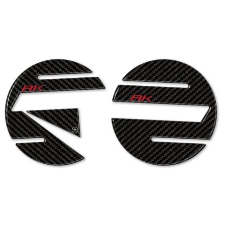 2 Adesivi Protezione Carter Resinati Compatibile Scooter Kymco Ak 550 2017-2022