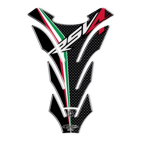 PARASERBATOIO ADESIVI 3D PROTEZIONE SERBATOIO MOTO COMPATIBILE CON APRILIA RSV4