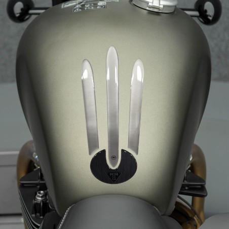 3D RESIN TANK PAD ADHESIVES kompatibel für TRIUMPH classic Motorräder