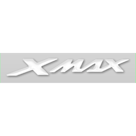 2 ADHESIVES/STICKERS 3D WRITE XMAX compatibles avec les SCOOTERS YAMAHA X MAX 2010-2024