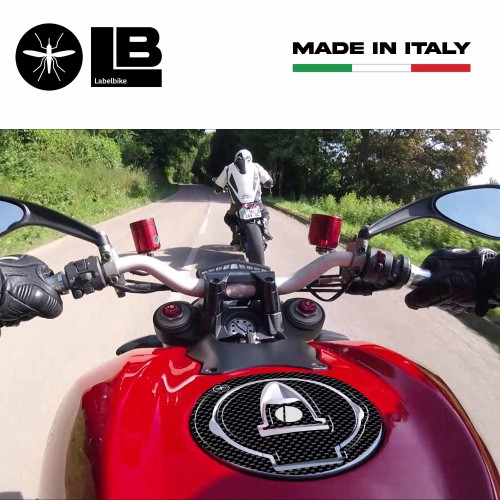 Adesivo 3D Protezione Tappo Serbatoio compatibile con moto Ducati Streetfighter 2
