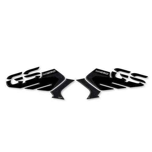 2 3D gel resina ADHESIVOS PROTECCIONES LATERALES compatible PARA BMW GS R1250 MOTO