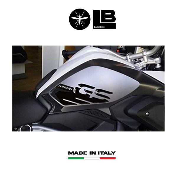 2 ADESIVI in resina gel 3D PROTEZIONI LATERALI compatibili PER MOTO BMW GS R1250