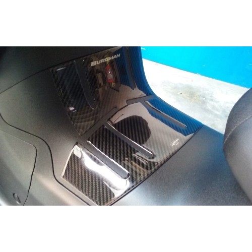 ADESIVO 3D PROTEZIONE PEDANA compatibile per scooter SUZUKI BURGMAN 650 2013-2021