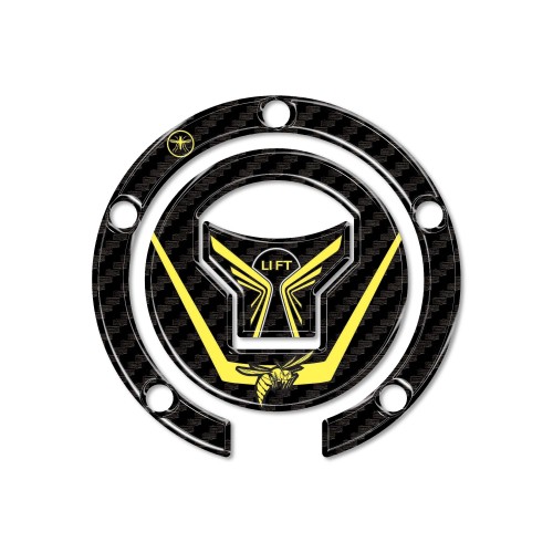 Adesivo 3D protezione tappo serbatoio moto compatibile con Honda Hornet 500 750