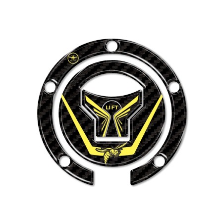 Adesivo 3D protezione tappo serbatoio moto compatibile con Honda Hornet 500 750