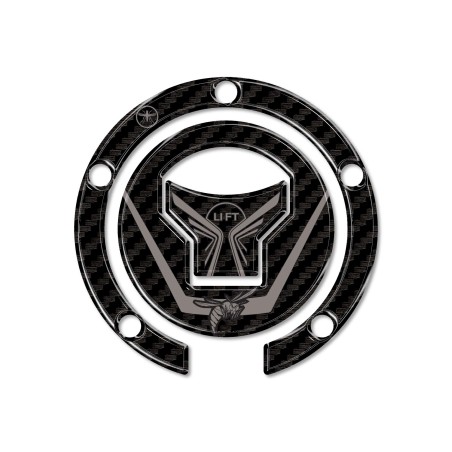 Adesivo 3D protezione tappo serbatoio moto compatibile con Honda Hornet 500 750