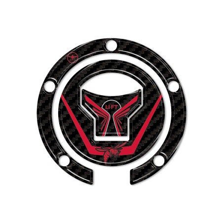 Adesivo 3D protezione tappo serbatoio moto compatibile con Honda Hornet 500 750