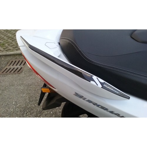 2 ADHESIVOS DE PROTECCIÓN DE MANGO 3D GEL compatibles para SUZUKI BURGMAN 400 2017-2023