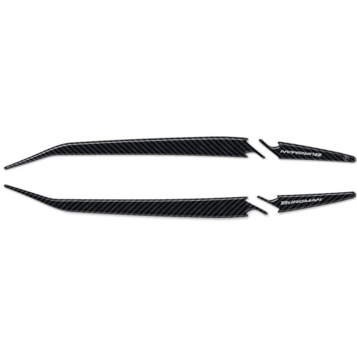2 ADHESIVOS DE PROTECCIÓN DE MANGO 3D GEL compatibles para SUZUKI BURGMAN 400 2017-2023 2