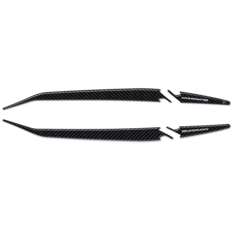 2 ADHESIVOS DE PROTECCIÓN DE MANGO 3D GEL compatibles para SUZUKI BURGMAN 400 2017-2023