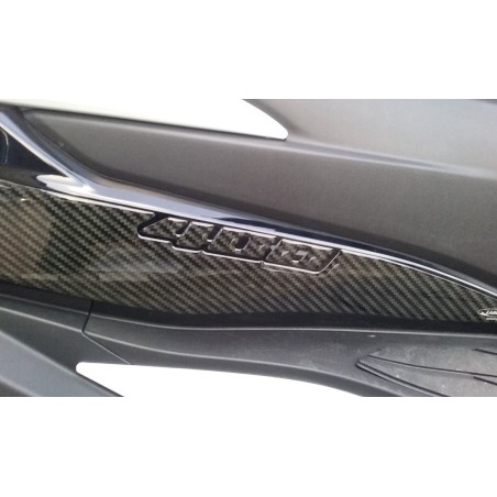 2 PROTEZIONI gel 3D PIEDI PASSEGGERO compatibili per SUZUKI BURGMAN 400 2017-2023