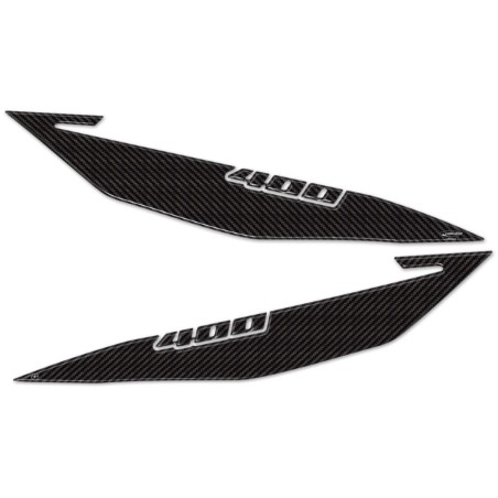 2 PROTEZIONI gel 3D PIEDI PASSEGGERO compatibili per SUZUKI BURGMAN 400 2017-2023