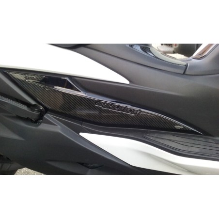 2 PROTEZIONI gel 3D PIEDI PASSEGGERO compatibili per SUZUKI BURGMAN 400 2017-2023