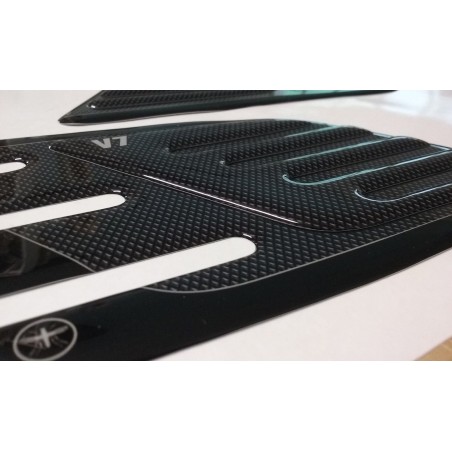 2 PROTEZIONI GINOCCHIA LATERALI SERBATOIO 3D compatibili per MOTO GUZZI V7 NEW