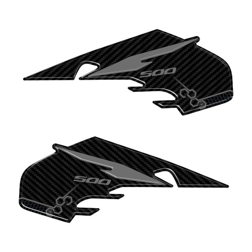 Stickers Protections latérales de réservoir de moto compatibles avec Honda Hornet 500 2024