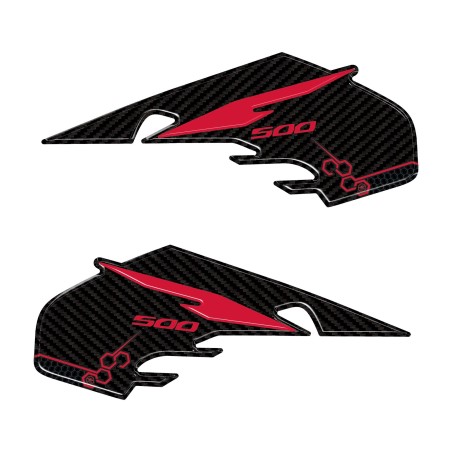 Stickers Motorcycle Tank Side Protectors compatible with Honda Hornet 500 2024
