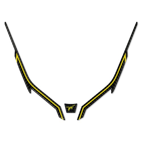 Adesivo 3D Protezione Muso Frontale moto compatibile con Honda Hornet 2023-2024