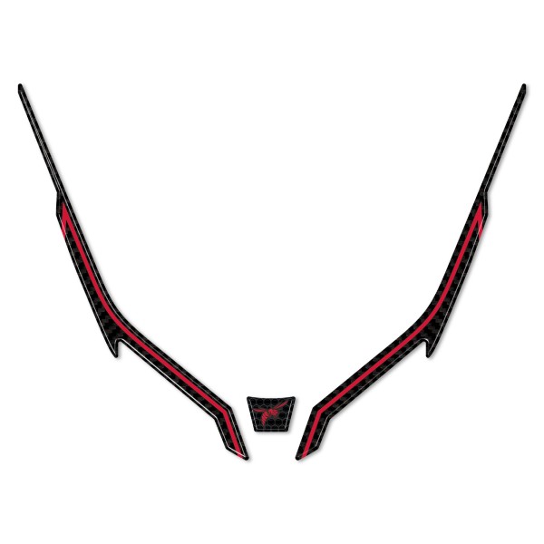 Adhesivo 3D de protección frontal de moto compatible con Honda Hornet 2023-2024