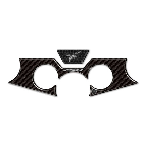 Adesivo 3D Protezione Piastra Forcella Sterzo compatibile con Honda Hornet 2023-2024