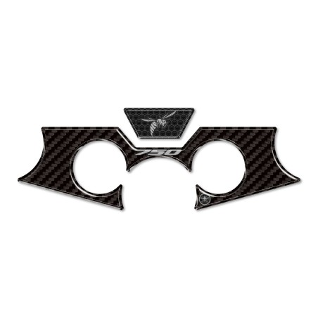 Adesivo 3D Protezione Piastra Forcella Sterzo compatibile con Honda Hornet 2023-2024