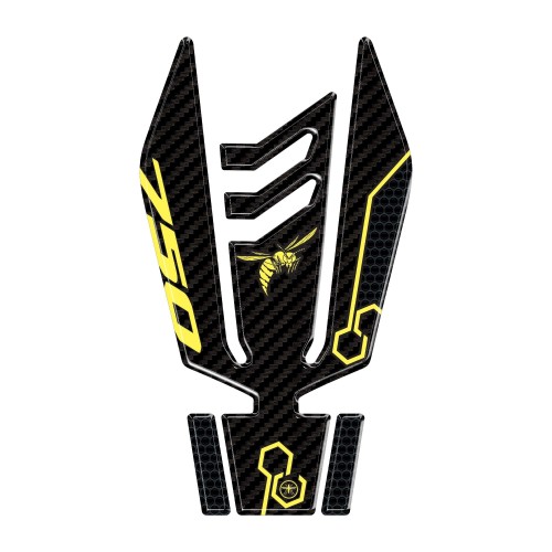 Adesivo Protezione Gel 3D Paraserbatoio moto compatibile con Honda Hornet 2023-2024