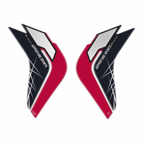 Stickers de protection latérale 3D compatibles avec Honda Africa Twin Adventure 2018