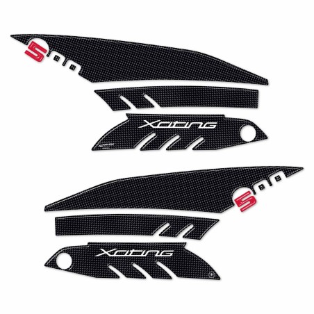 KIT BOOMERANG 3D ADHESIVES für Scooter XCITING 500 KYMCO-kompatible PROTECTIONS