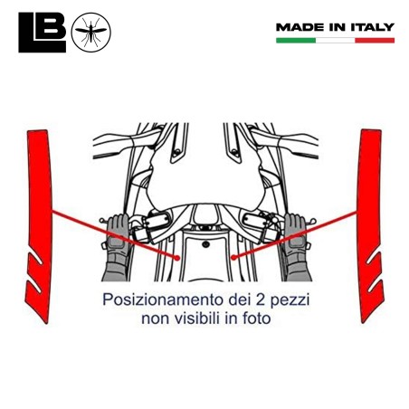 KIT BOOMERANG 3D ADHESIVES for Scooter XCITING 500 KYMCO-compatible PROTECTIONS
