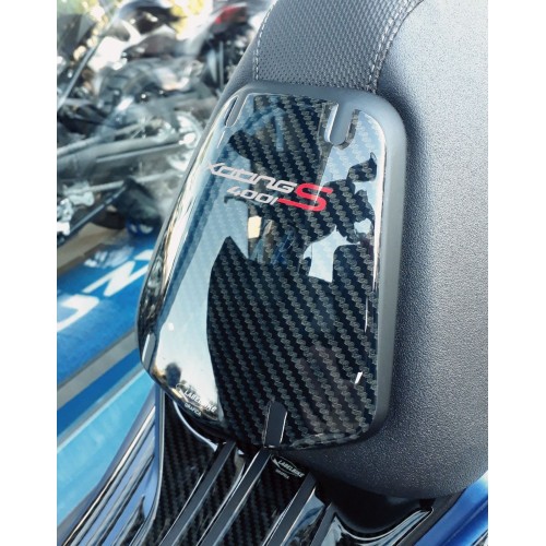 ADESIVO 3D Protezione borchia Sella compatibile per Kymco XCITING S 400i 2018-23