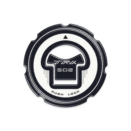 TAPÓN DEL DEPÓSITO DE GEL RESINADO ADHESIVO compatible para motos BENELLI TRK 502 Blanco