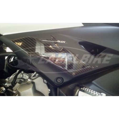 2 3D FUSSSCHUTZHALTERUNGEN kompatibel für YAMAHA XMAX 400 von 2017-2021