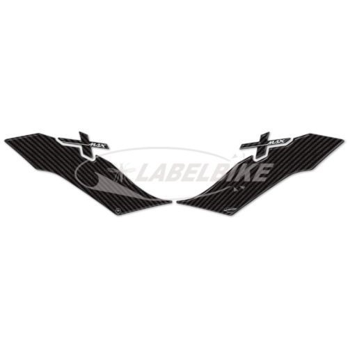 2 3D FOOT PROTECTION ADHESIVES compatible for YAMAHA XMAX 400 from 2017-2021 2