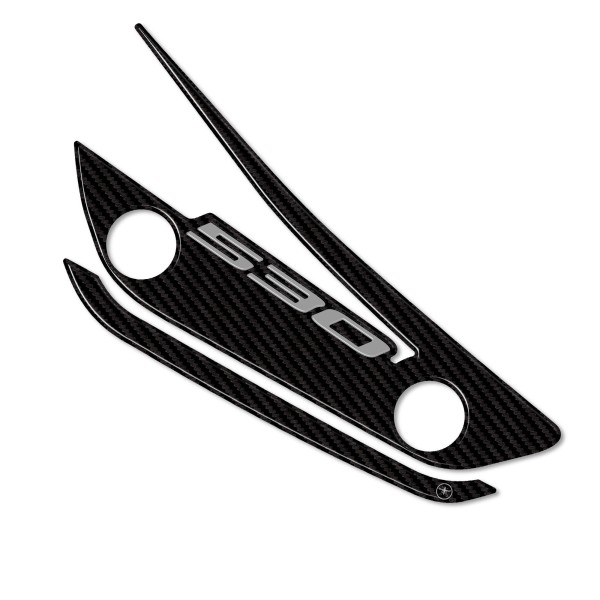 ADESIVO 3D PROTEZIONE MARMITTA 530 SCARICO Compatibile per YAMAHA TMAX 2017-2019