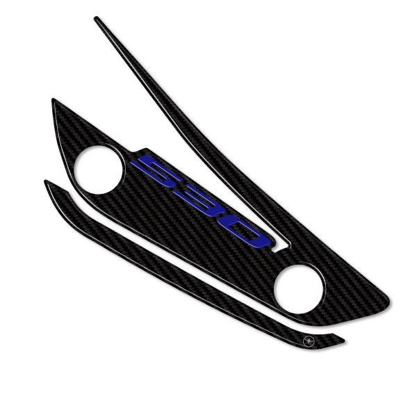 ADESIVO 3D PROTEZIONE MARMITTA 530 SCARICO Compatibile per YAMAHA TMAX 2017-2019