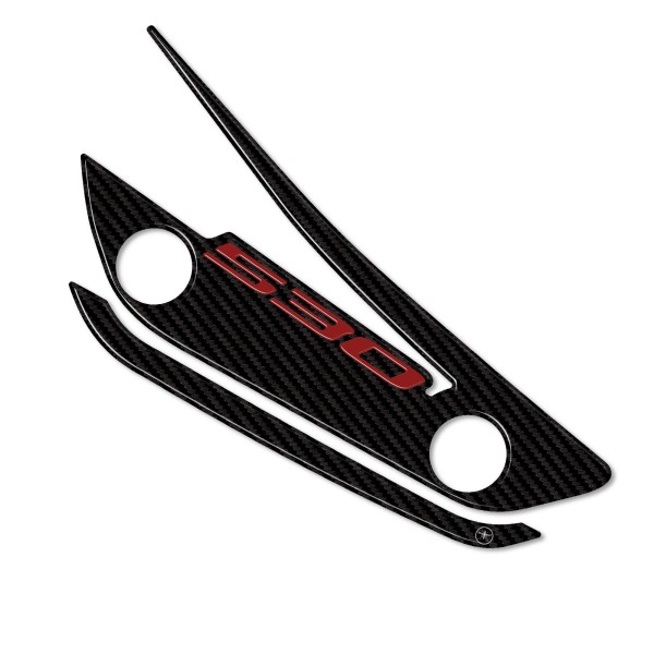 ADESIVO 3D PROTEZIONE MARMITTA 530 SCARICO Compatibile per YAMAHA TMAX 2017-2019