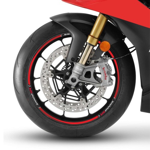 PUNTOS ADHESIVOS compatibles con las pegatinas BMW S1000 XR MOTO llantas 17' tuning 2