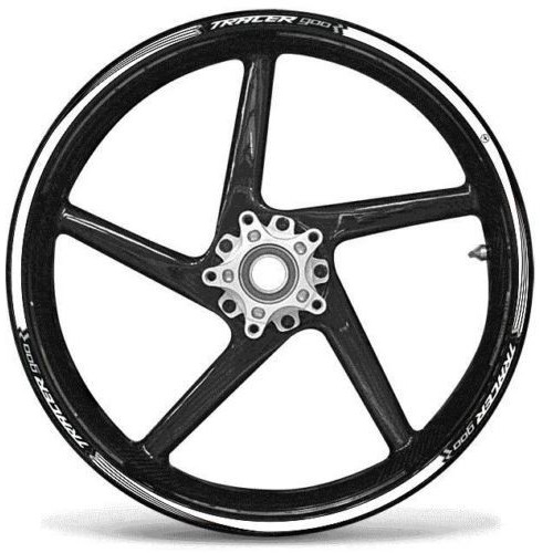 STRIPS ADHESIFS compatibles pour YAMAHA TRACER 900 MOTORCYCLE 17' RIM stickers tuning