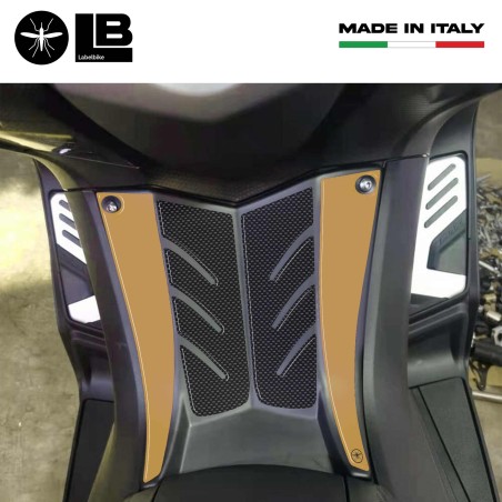 Resin 3D carbon-ergal FRONT PEDESTAL ADHESIVE for YAMAHA Tmax 530 2012-2016