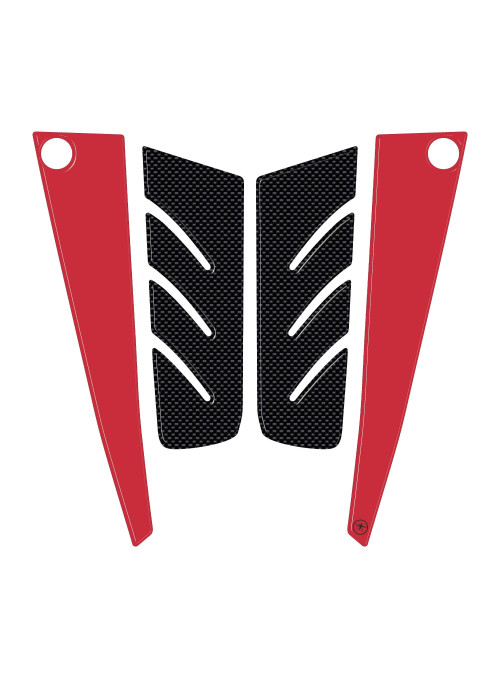ADESIVO Resinato 3D carbonio-ergal PEDANA ANTERIORE Sticker per YAMAHA Tmax 530 2012-2016 2