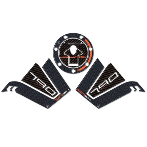 juego de 3 pegatinas de gel 3D protectores de depósito compatibles para motos KTM 790 DUKE