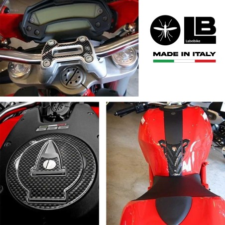 EXCLUSIVO 3D RESINA KIT ADHESIVO compatible MOTO DUCATI MONSTER 696 796 1096