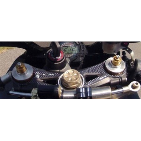 Plaque de protection de fourche en gel 3D compatible MOTO KAWASAKI ZX-10R 2004-2005