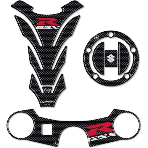Kit de ADHESIVOS PROTECTORES 3D compatibles para SUZUKI GSXR 1000 de 2005 a 2006