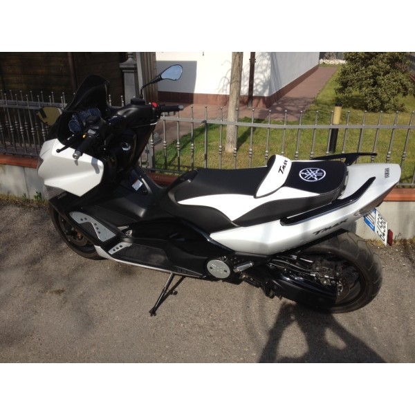 KIT SADDLE SEAT COVER WHITE TUNING x MOTORRAD YAMAHA TMAX T MAX 500-530