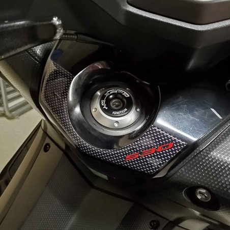 ADHESIVE 3D PROTECTION Zündschlüssel TMAX 530 für YAMAHA T MAX 2012-2016 SCOOTER