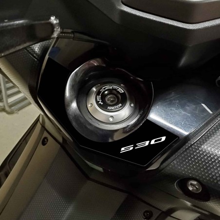 ADESIVO 3D PROTEZIONE chiave accensione TMAX 530 per SCOOTER YAMAHA T MAX 2012-2016