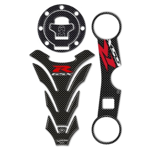 GSX-R 3D PROTECTION ADHESIVES Kit kompatibel mit SUZUKI 750-1000 GSXR 2000-2002 Motorrädern